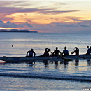 New Town Beach Sunset, Aquarius Fiji, Nadi, Viti Levu, Fiji