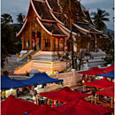 Haw Pha Bang, Luang Prabang, Laos, Night Market, Royal Palace