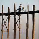 U Bein Bridge, Amarapura, Mandalay, Myanmar