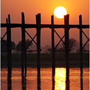 Sunset @ U Bein Bridge, Amarapura, Burma