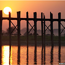 Sunset @ U Bein Bridge, Amarapura, Myanmar