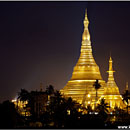 Shwedagon Paya @ night, Yangon, Myanmar