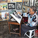 Painter Than Aung, Kalaw, Myanmar