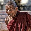 Old Monk, Shwe Yaungshwe Kyaung, Burma