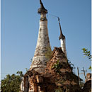 Old Stupas @ Nyaung_Ohak, Indein, Inle Lake, Myanmar