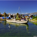 Islas Flotantes (Uros), Titicaca Lake, Peru