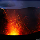 Volcano Mount Yasur, Lava Eruption, Tanna Island, Vanuatu