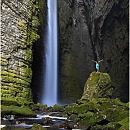 Cachoeira da Fumacinha waterfall, Wasserfall, Chapada Diamantina, Brazil