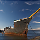 Shipwreck Lord Lonsdale, Punta Arenas, Patagonia, Chile