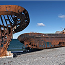 Shipwrecks, Estancia San Gregorio, Patagonia, Chile