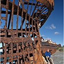 Shipwrecks Ambassador and Amadeo, Estancia San Gregorio, Magellan Street, Patagonia, Chile