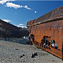 Shipwrecks Ambassador and Amadeo, Estancia San Gregorio, Magellan Street, Patagonia, Chile