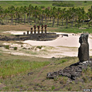 Moai Aturi Huki, Playa Anakena, Rapa Nui